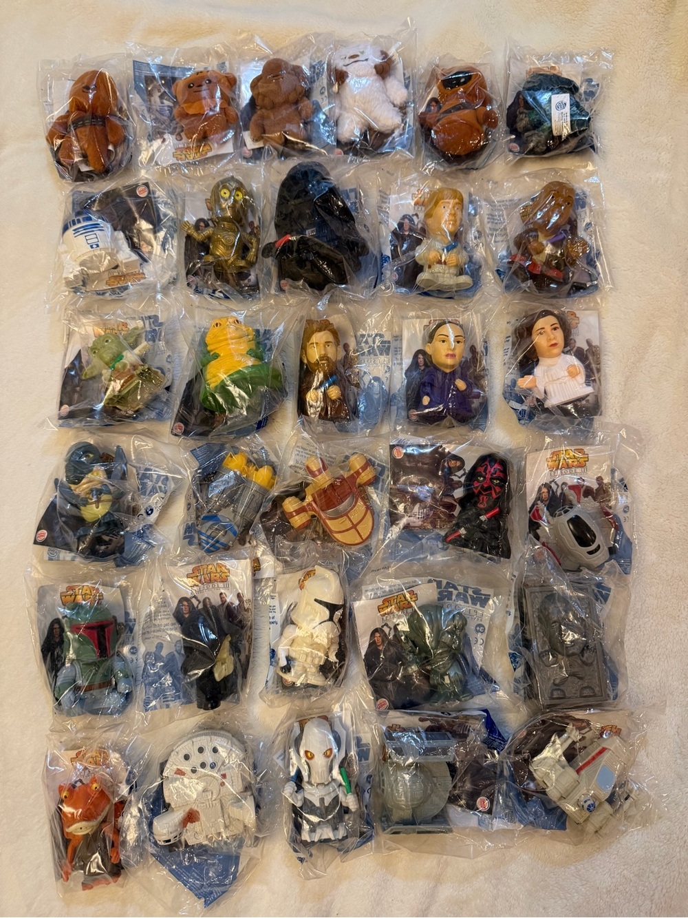 2005 Burger King Star Wars Revenge of the Sith Toys Sealed Full Set of 31
